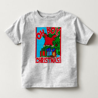 Oh Boy - Christmas Toddler T-Shirt