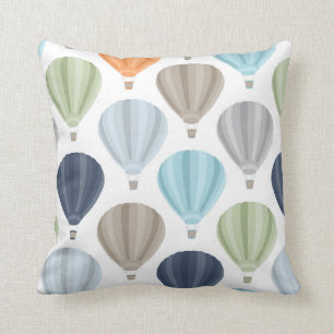 OH BOY Hot Air Balloons Pattern Cushion