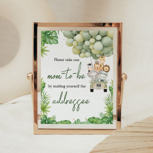 Oh Boy Jungle Safari Shower Envelope Station Sign