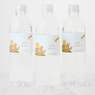 Oh Boy Prince Water Bottle Label