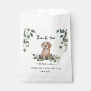 Oh Boy! Retriever Puppy Watercolor Dog Baby Shower Favour Bags