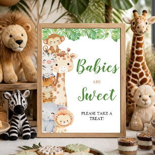 Oh Boy! Safari Babies are Sweet Table Sign