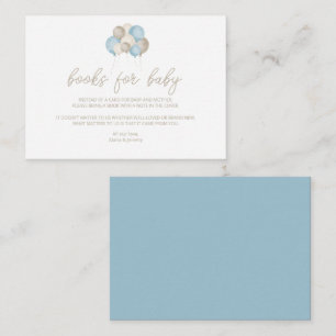 Oh Boy! Watercolor Books for Baby Insert Card