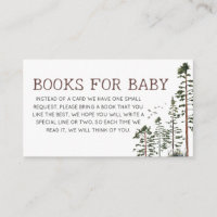 Oh Boy Woodland Baby Shower Books for Baby