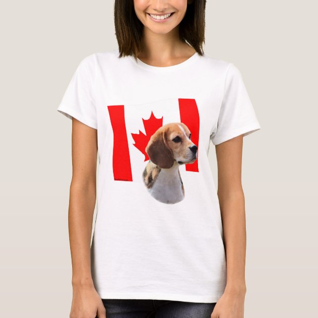 Oh Canada....and Beagles. T-Shirt (Front)