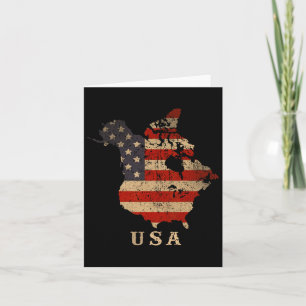 Oh Canada! Canada And Usa Map - Annexe America’s 5 Card