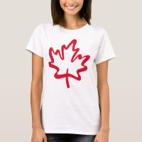 Oh Canada! Day Big Red Canadain Maple Leaf