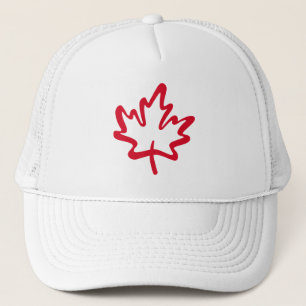 Oh Canada! Day Big Red Canadain Maple Leaf Trucker Hat