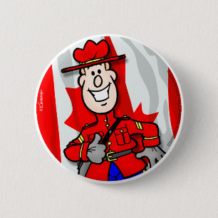 Oh Canada EH! 6 Cm Round Badge