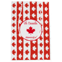 Oh Canada | Elegant Red Maple Leaf
