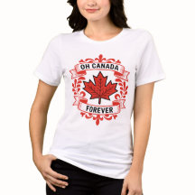 Oh Canada Forever Vintage T-Shirt Design
