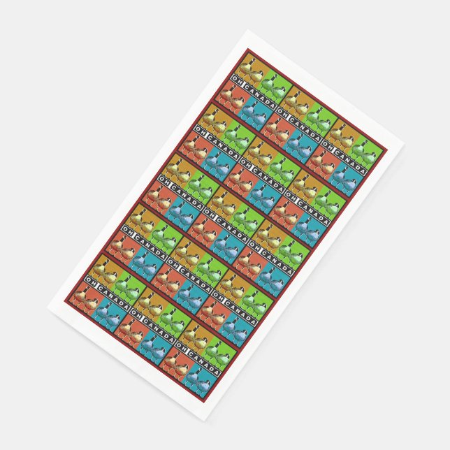 Oh Canada - Paper Napkin (Corner)