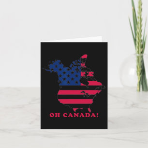Oh Canada The 51 State Funny Trump Oh Canada 2025  Card