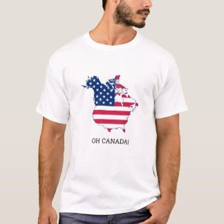 Oh Canada Trump Map T-Shirt