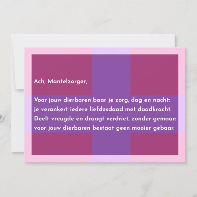 Oh, Caregiver Thank You Card (Front)