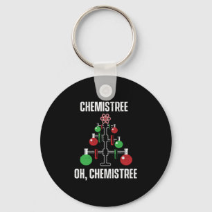 Oh Chemist Tree Chemistree Pun Science Key Ring
