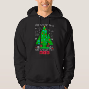 Oh Chemistree Chemist Tree Funny Science Christmas Hoodie