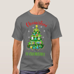 Oh Chemistree Christmas Tree Chemistry Chemist T-Shirt