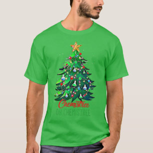 Oh Chemistree Funny Christmas Tree Chemistry Chemi T-Shirt