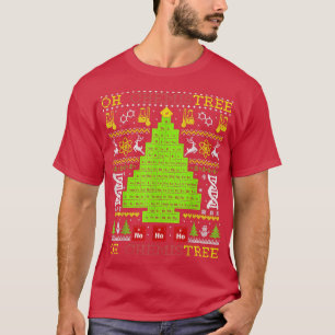 Oh Chemistree Funny Science Christmas Tree Xmas 15 T-Shirt