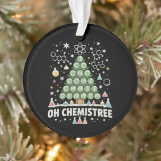 Oh Chemistree Periodic Table Chemistry Christmas Ornament