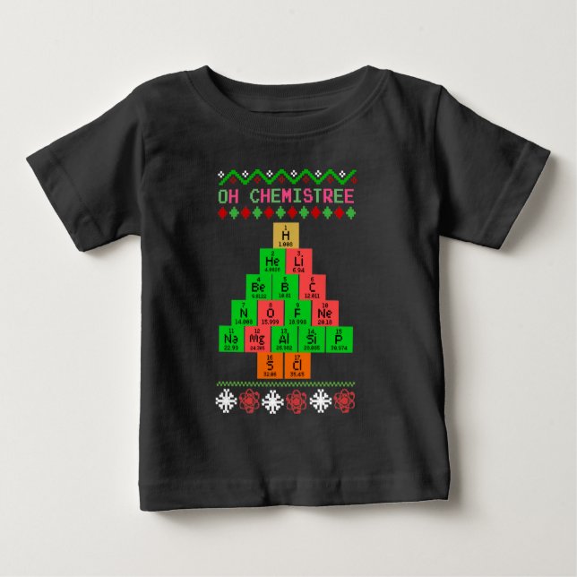 Oh Chemistree - Ugly Christmas Sweater For Chemist (Front)