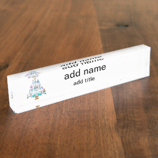 Oh Chemistry, Oh Chemist Tree Nameplate
