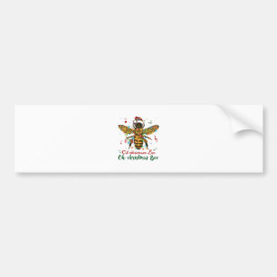 Oh Christmas Bee Oh Christmas Bee Light Bumper Sticker
