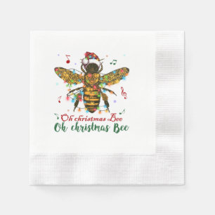 Oh Christmas Bee Oh Christmas Bee Light Napkin