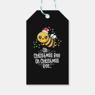 Oh Christmas Bee Xmas Family Holidays Kawaii Mom Gift Tags
