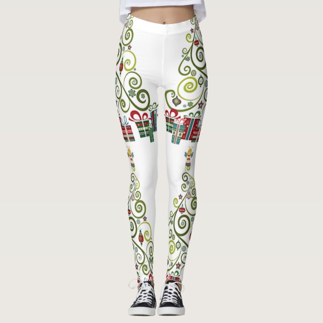 ***OH CHRISTMAS TREE*** AWESOME LEGGINGS (Front)