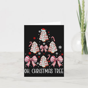 Oh Christmas Tree Cakes Debbie Becky Jen Cake Love Card