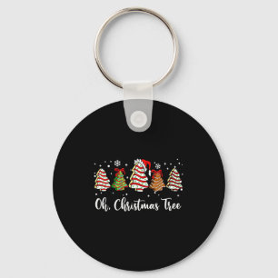 Oh Christmas Tree Cakes Debbie Becky Jen Cake Love Key Ring