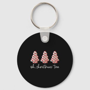 Oh Christmas Tree Cakes Debbie Becky Jen Cake Love Key Ring