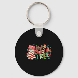 Oh Christmas Tree Cakes Debbie Becky Jen Cake Love Key Ring