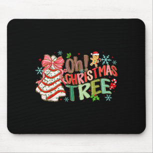 Oh Christmas Tree Cakes Debbie Becky Jen Cake Love Mouse Pad