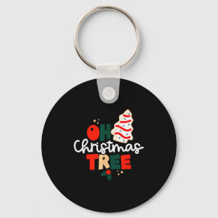 Oh Christmas Tree Cakes Debbie Funny Christmas Sna Key Ring