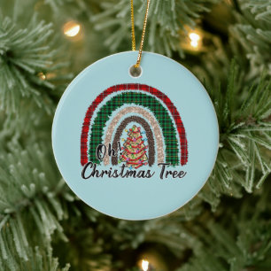 Oh Christmas Tree Ceramic Tree Decoration
