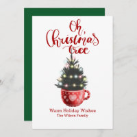 Oh Christmas Tree Hot Chocolate Personalised