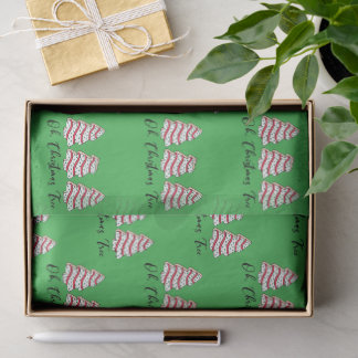 Oh Christmas Tree Little Debbie Cakes Gift Wrap Tissue Paper