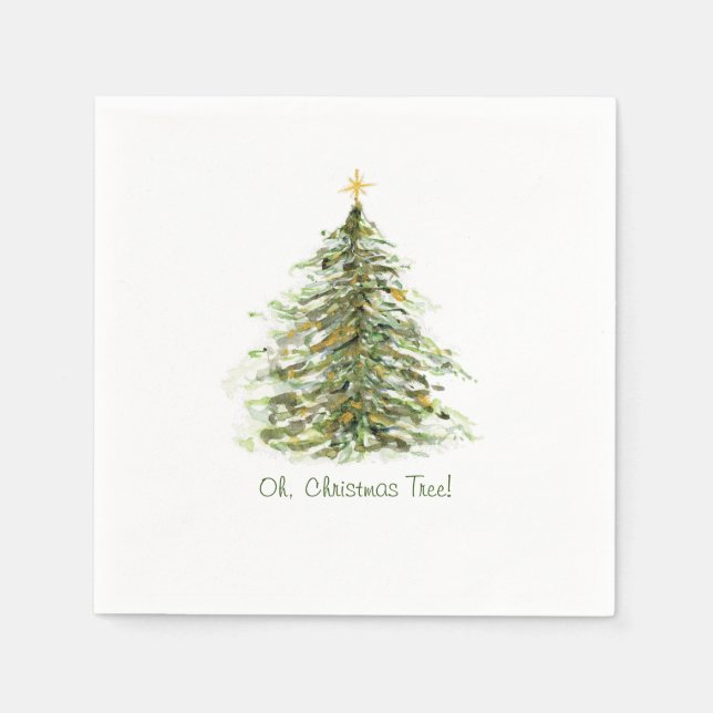 Oh, Christmas Tree  Napkin (Front)