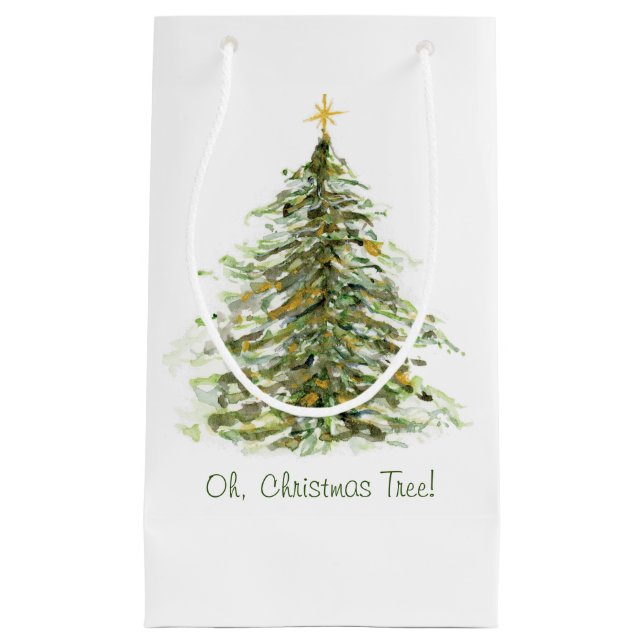 Oh, Christmas Tree  Small Gift Bag (Front)