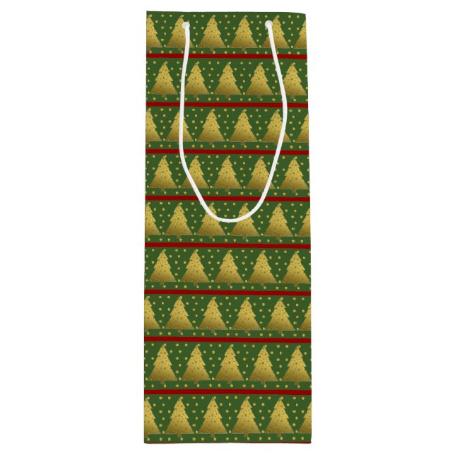 Oh Christmas Tree Wine Gift Bag (Front)