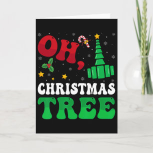 Oh Christmas Tree Xmas Lights Rt Respiratory Thera Card