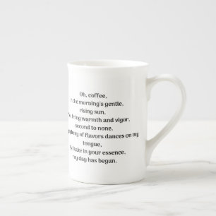 Oh coffee, bone china mug