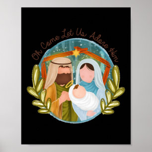 Oh Come Let Us Adore Him Ba Poster