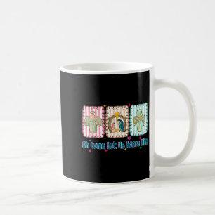 Oh Come Let Us Adore Him Christian Christmas Coque Coffee Mug