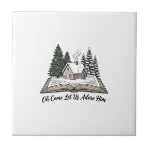 Oh Come Let Us Adore Him Christmas Book Design_1 Tile