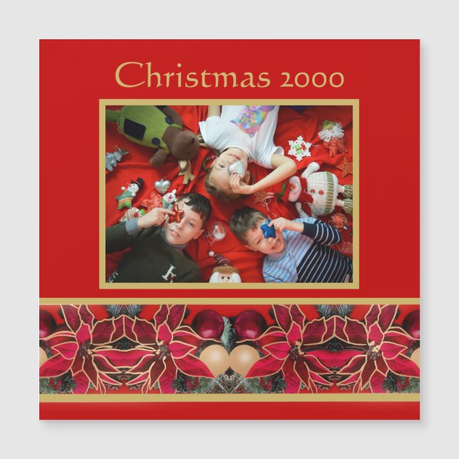 Oh Come Let Us Christmas Magnet (Front)