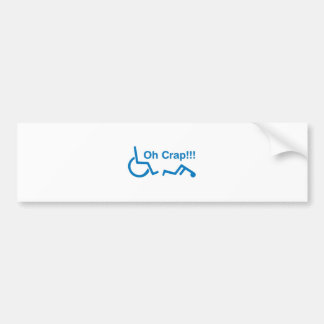 oh crap bumper sticker